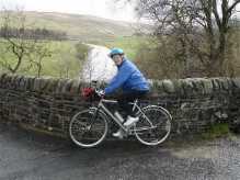 Pippa on bike