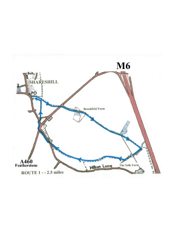 map of route 1