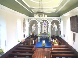 church interior, east end